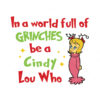 Cindy Lou Who Vector Grinch Vector Christmas Vector