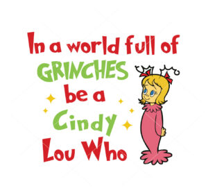 Cindy Lou Who Vector Grinch Vector Christmas Vector