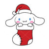Cinnamoroll Stocking Christmas Vector