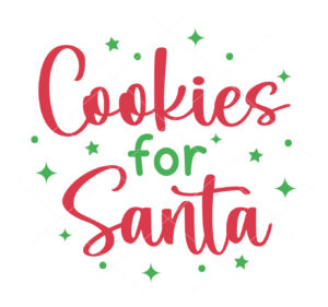 Cookies Vector Or Santa Christmas Vector