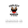Coolest Reindeer At The Pole Vector Christmas Mickey Vector