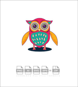 Creative Owl Vector