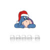 Eeyore Santa Winnie The Pooh Christmas Cricut Vector