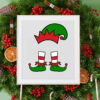 Elf Legs And Hat Elf Boy Vector Christmas Cricut Vector