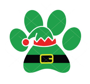 Elf Paw Vector Christmas R Vector