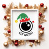 Elf Watch Cam Vector Christmas Vector