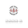 Farm Fresh Christmas Tree Cakes Vector