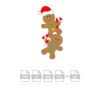 Gingerbread Santa Gingerbread Vector Christmas File-cricut Vector