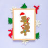 Gingerbread Santa Gingerbread Vector Christmas File-cricut Vector