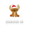 Gingerbread Stitch Vector Christmas File Cricut Vector