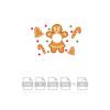 Gingerbread Vector Christmas Cookies Full