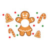 Gingerbread Vector Christmas Cookies Full