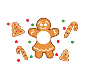 Gingerbread Vector Christmas Cookies Full