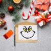 Grinch Face Vector Christmas Vector Cut File Cricut Vector