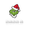 Grinch Face Vector Christmas Vector