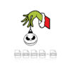 Grinch Hand Holding Jack Skellington Vector Grinch Hand Vector Christmas Vector