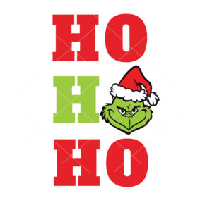 Grinch Ho Ho Ho Grinch Vector Christmas-svg File Cricut Vector