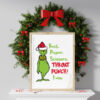 Grinch Rock Paper Scissors Throat Punch Vector Christmas Vector