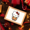 Hello Kitty Gingerbread Vector Hello Kitty Vector Christmas Cut File Cricut Vector