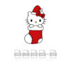 Hello Kitty Stocking Christmas Vector