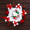 Hello Kitty With Candy Cane Christmas Vector Hello Kitty Vector