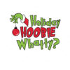 Holiday Hoobie Whatty Vector Grinch Vector