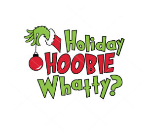 Holiday Hoobie Whatty Vector Grinch Vector
