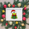 Keroppi With Christmas Gift Vector