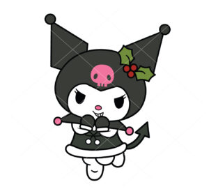 Kuromi Christmas Cut Vector