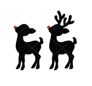 Little Deer Vector Christmas Reindeer Vector