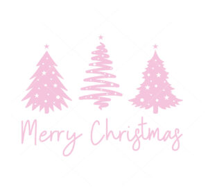 Merry Christmas Vector Christmas Trees Vector