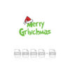 Merry Grinchmas Christmas Cut File Cricut Vector