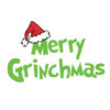 Merry Grinchmas Christmas Cut File Cricut Vector