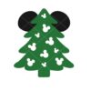 Mickey Christmas Tree Vector