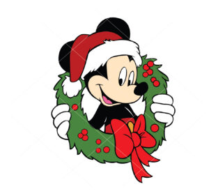 Mickey Mouse Christmas Cricut Vector