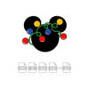 Mickey Mouse Christmas Lights Vector Christmas Vector