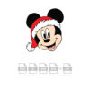 Mickey Mouse Christmas Santa Mickey Christmas Cut File Cricut Vector