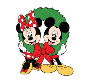Minnie And Micke Mouse Vector Christmas-svg Cricut Vector