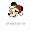 Minnie Christmas Vector