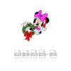 Minnie Mouse Christmas Cricut Vector