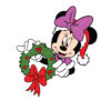 Minnie Mouse Christmas Cricut Vector