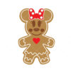 Minnie Mouse Gingerbread Christmas File Cricut Vector