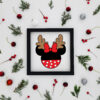 Minnie Mouse Reindeer Christmas File Cricut Vector