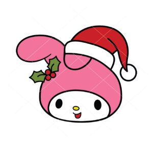 My Melody Christmas Vector