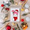 My Melody Stocking Christmas Vector