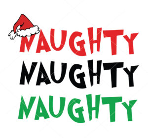 Naughty Grinch Vector Christmas Vector