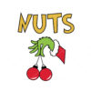 Nuts Grinch Vector Funny Christmas Vector