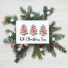 Oh Christmas Tree Cake Vector