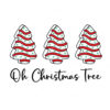 Oh Christmas Tree Cake Vector