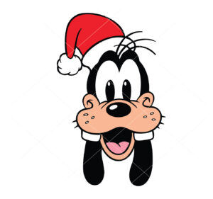 Pluto Christmas File Cricut Vector